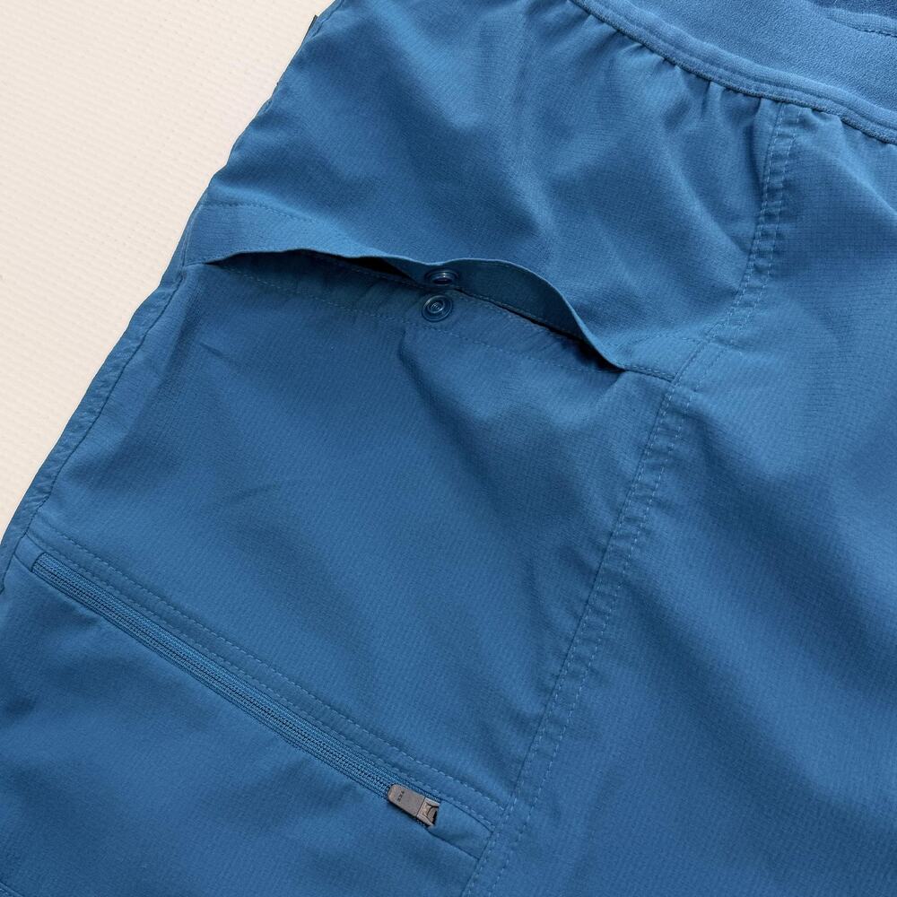 Mountain Hardwear Pants Womens Large Blue Hiking Elastic Waist Ankle Travel - Picture 7 of 12